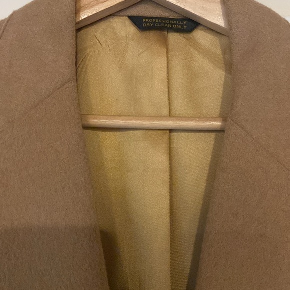 Vintage Tan Wool Jacket - Picture 4 of 5